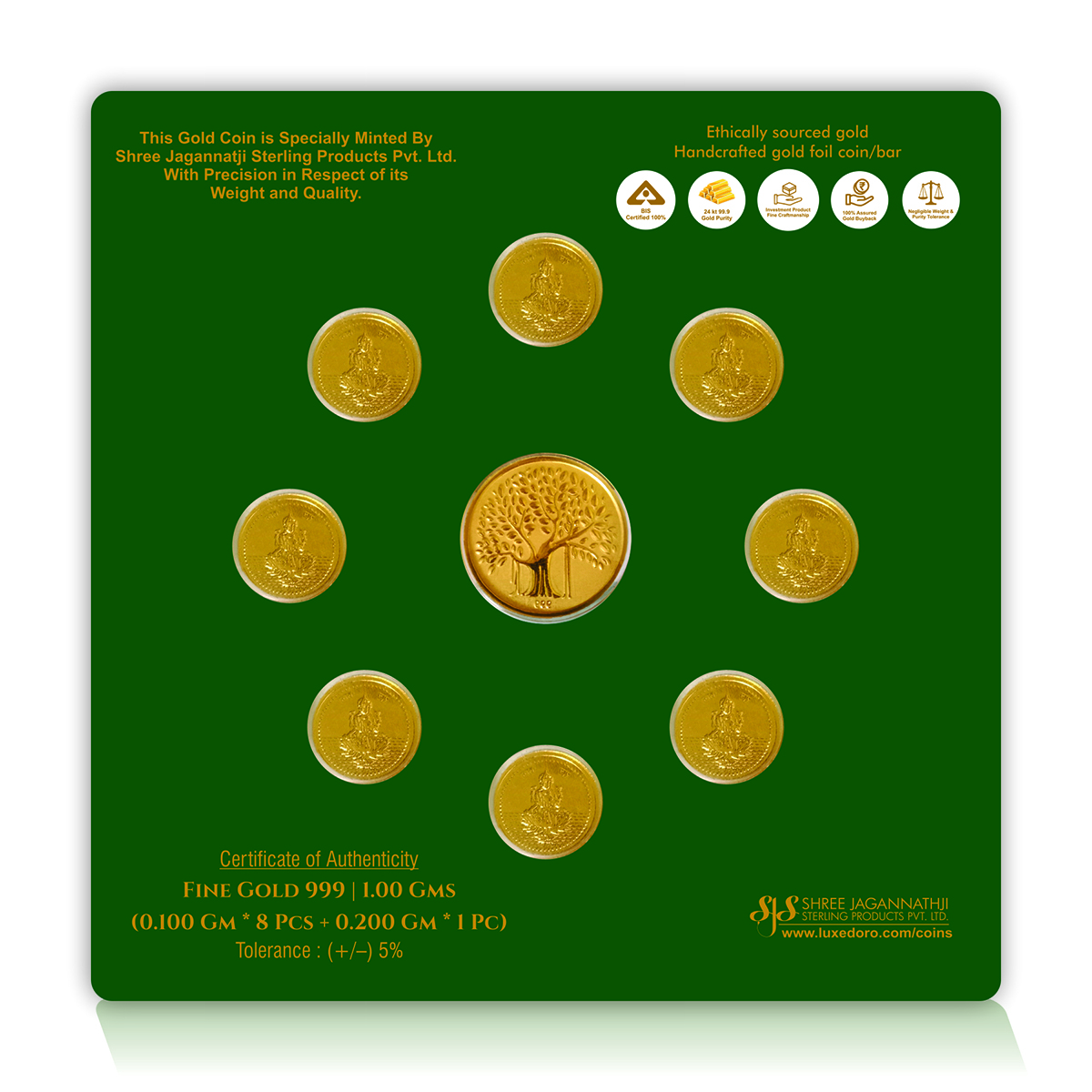 1 1GMGoldSet9Pc C